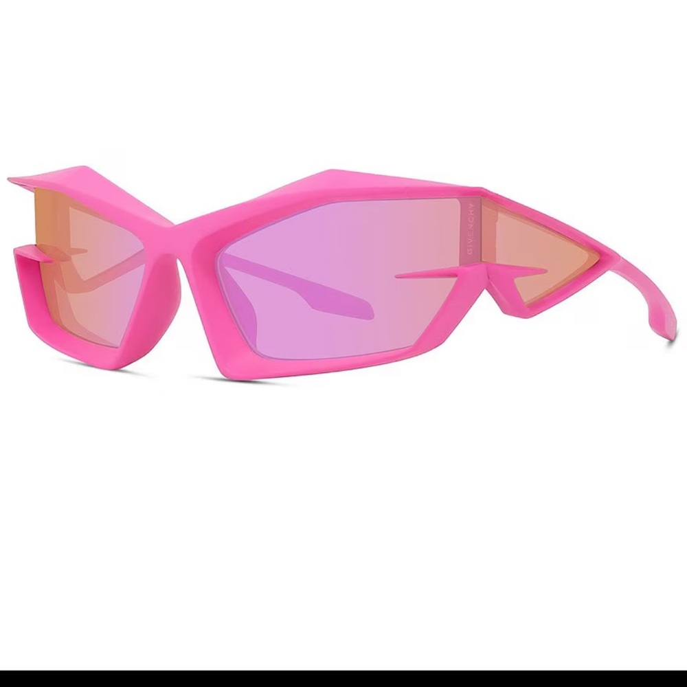Givenchy SS23 Gigi Hadid Neon Pink Sunglasses